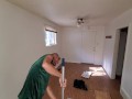 Cute Boy Deep Cleans Living Room - Washing & Scrubbing