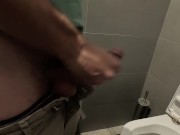 again for WORK in Lombardy, I let off steam by jerking off quickly in a PUBLIC bathroom in a shoppin