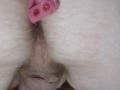 Watch daddy milk his big cock from behind as his asshole puckers in your skimpy lingerie