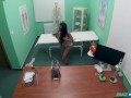 Fake Hospital - MILF in black lingerie ass spreading and pussy fucked