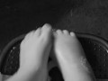 Beautiful soapy feet