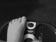 Beautiful soapy feet