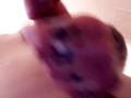 Thick DICK SLOW STROKES IN THE SHOWER