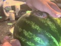 Fucking watermelon ,big dick,love sex