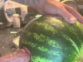 Fucking watermelon ,big dick,love sex