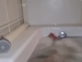 FOAMY COCK IN THE BATHTUB | COME AND KEEP ME COMPANY