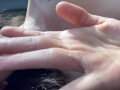 POV Nessa Ryans squats over your face and fingers her hairy pussy until a GUSHING squirt 💦