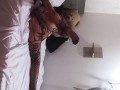 My horny friend makes a video masturbating in lingerie