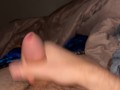 cum leaking out my tight foreskin