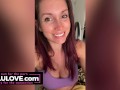 Big boobs babe shares behind porn scenes peek of candid real life storm prep, talk show hosting, bath time & more - Lelu Love