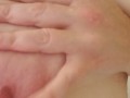 Rubbing and Spitting on My Big Tits in Shower