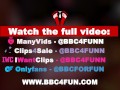 Post Orgasm Torture - Kylie Candy Toes gives BBC4FUNN A Countdown Footjob Massive Cumshot
