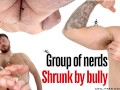 group of nerds shrunk by bully