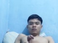Handsome Asian Boy Jerking Off his Big Dick