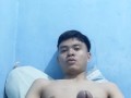 Handsome Asian Boy Jerking Off his Big Dick