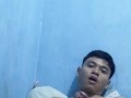Handsome Asian Boy Jerking Off his Big Dick