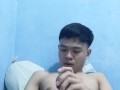 Handsome Asian Boy Jerking Off his Big Dick