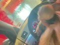 Getting dick sucked in the Hoffmanns car wash and she is loving that Thanggg!! Suck slut suck !!!