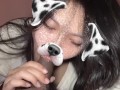 Puppy girl Sucking my dick So she is pretty -โดนสาวใส่ฟิลเตอร์น้องหมาจับอมควย ทั้งน่ารักทั้งเสียวควย