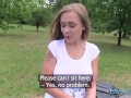 PublicAgent - see how far very sexy blonde girl with big tits goes...