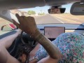 Best friend eats my pussy while the Tesla in self drive mode 😈