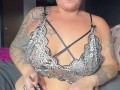 BBW step mom MILF 420 joint smoking fetish in lingerie