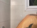 Horny MILF can't contain herself in the shower