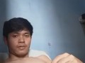 Watch this asian boy cum