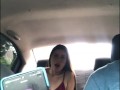 GIRL SEDUCES PLATFORM DRIVER AND MASTURBATES.