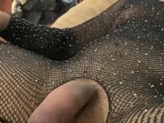 The feeling of my dick and balls being the only part of me exposed is exciting