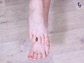 Andrea´s feet teasing