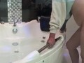 una tarde de jacuzzi con mi vecina rico y sabroso