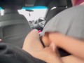 Car fuck after college, pussy fucked in mini skirt filled and with cum
