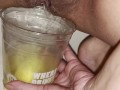 Girl pisses in Sheetz cup