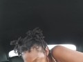 SHE GOT A MAN BUT TELLING GORILLA P SHE NEEDS HER HAIR DONE SO HE PUTS HER MOUTH AND ASS TO WORK!!!!