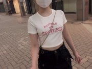 ノーブラ旅行 Japanese solo female in HOKKAIDO