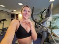 Danika meets my personal trainer - Hot post workout