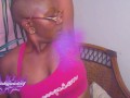 Bald Ebony Babe Sweaty Hairy Pits JOI