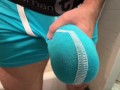 Big White Cock stretching out New Wildmant Underwear