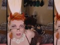 Smoking Hot Alt Girl finds creative way to go fuck herself plus 1st time nip/clit clamps