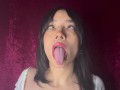 Cum in my Mouth Long Tongue JOI with Countdown