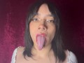 Cum in my Mouth Long Tongue JOI with Countdown