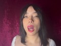 Cum in my Mouth Long Tongue JOI with Countdown