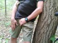 I masturbate to two guys in the forest and cum hard 🔥💦