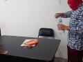 EXECUTIVE SECRETARY SEDUCES THE BOSS'S STEPSON IN THE OFFICE