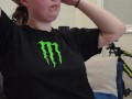 Foot Daddy Gets Good Head from Aspen in a Monster Tee | Intense Oral Action