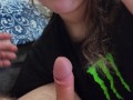 Foot Daddy Gets Good Head from Aspen in a Monster Tee | Intense Oral Action