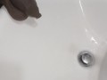 Pee boy asian new pee in the bathroom