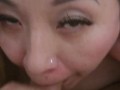 Asian Hotwife Slut Gets Cum In Mouth