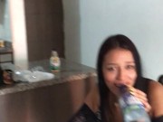 MY BOYFRIEND PLAYS WITH THE CONTROL OF MY VIBRATOR, IT MAKES ME WRINKLE WITH PLEASURE